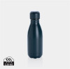 Пляшка для води Solid із нержавіючої сталі, 260 мл, синя