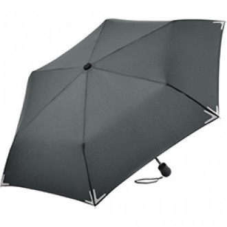 зонт мини "FARE® Safebrella" LED серый ф98см