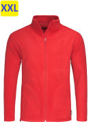 Куртка мужская флисовая ST5030 220 g/m², микрофлис, красный