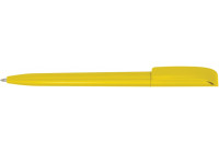 Ручка кулькова Economix promo GIRONA. Корпус жовтий, пише синім