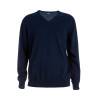 Мужской пуловер с v-образным вырезом MILAN, размер L, синий