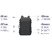 Рюкзак, формат Maxi, "антивор" Vibe 40, 7 степеней защиты