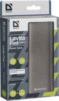 powerbank DEFENDER Lavita Fast 12000B 2*USB+1*Type-C, 12000 mAh, 3A