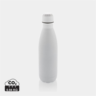 Пляшка для води Eureka з переробленої сталі, 500 мл, біла