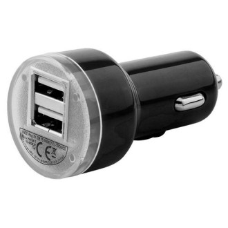 Автомобільний зарядний пристрій 2 порти USB 2.0