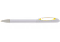 Ручка кулькова Optima promo TORONTO. Корпус жовтий, пише синім