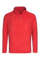 Мужской флисовый пуловер, с застежкой-молнией до середины Stedman ST5020