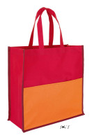 Трехцветная сумка для покупок из полиэстeра 600d SOL'S BURTON