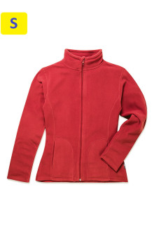 Куртка флісова жіноча ST 5100, розмір S, колір: червоний