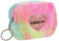 Брелок-гаманець пухнастий Rainbow