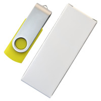 USB флеш-накопитель, 8ГБ, желтый цвет