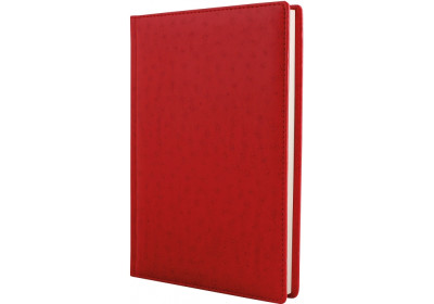 Щоденник недатований, Ostrich, червоний, А5