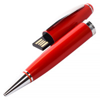 USB флеш-накопитель в виде Ручки, 16ГБ, красный цвет