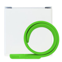 Силиконовый USB флеш-накопитель Браслет, 8ГБ, зеленый цвет