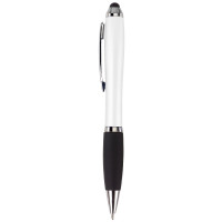 Ручка-стилус пластикова поворотна чорне чорнило