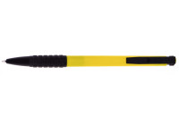 Ручка кулькова ECONOMIX MERCURY корпус жовтий, пише синім