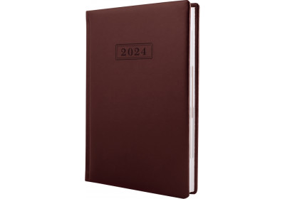 Щоденник датований 2024, PERFEСT, коричневий, А5