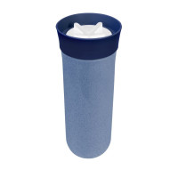 Пляшка для води SAFE TO GO XL, 700 мл, органічний синій