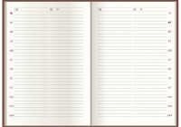 Щоденник датований 2024, NEBRASKA, білий металік, А5, без поролону