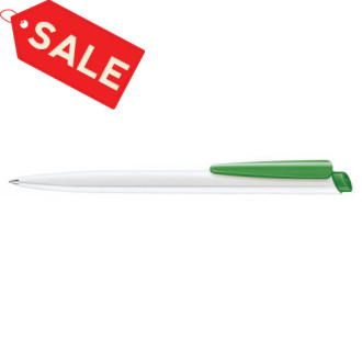 Ручка шариковая DART Polished basic бело-зеленый (PMS349)
