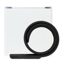 Силиконовый USB флеш-накопитель Браслет, 16ГБ, черный цвет
