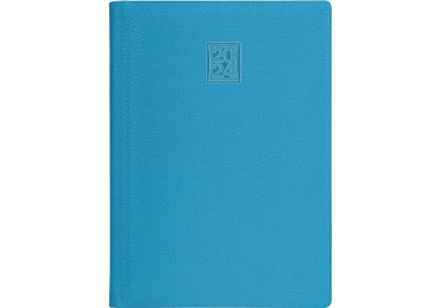 Щоденник датований 2024, ARMONIA, блакитний металік, кремовий блок, А5