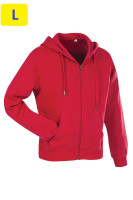 Куртка мужская ST5610 с капюшоном 280 g/m², красный