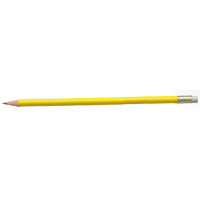 Олівець з гумкою "Promotional pencil", жовтий (лимонний) круглий корп.