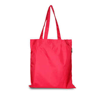 Эко-сумка красная из плащёвки (38х40 см.) ТМ "Эко-Торба"