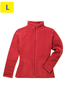 Куртка флісова жіноча ST 5100, розмір L, колір: червоний