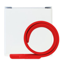 Силиконовый USB флеш-накопитель Браслет, 4ГБ, красный цвет