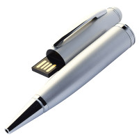 USB флеш-накопитель в виде Ручки, 8ГБ, серебристый цвет