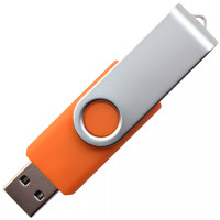 USB флеш-накопитель, 64МБ, оранжевый цвет
