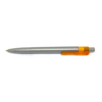 Ручка шариковая "Prime X" серебристо-пр.оранжевая