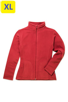 Куртка флісова жіноча ST 5100, розмір XL, колір: червоний