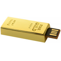 USB флеш-накопитель Золотой слиток мини, 8ГБ, золотистый цвет