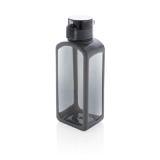 Квадратная вакуумная бутылка для воды, 600 мл, черный