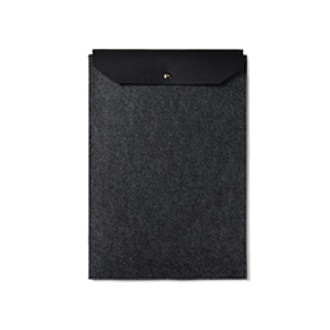 Чохол для ноутбука 17" із переробленого фетру VINGA Albon GRS, чорний