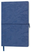 Блокнот TABBY  FRANKY A5, 130х210 мм, мягкая обложка, клетка, 256 страниц, карман для визиток, ляссе в тон обложки