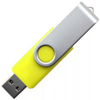 USB флеш-накопитель, 8ГБ, желтый цвет