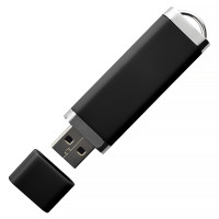 USB флеш-накопитель, 4ГБ, черный цвет