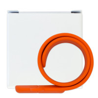 Силиконовый USB флеш-накопитель Браслет, 8ГБ, оранжевый цвет
