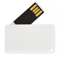 USB флеш-накопитель в виде карты Мини 2 (поворотный механизм), 8ГБ, белый цвет