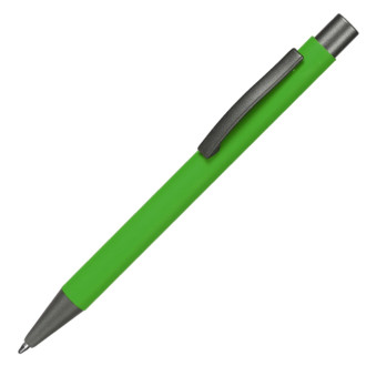 Ручка металлическая TARA, зеркальный лого