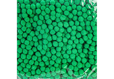 Набір для декорування "Помпони", діаметр 15 мм, 1000 шт., зелений