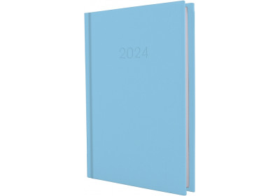 Щоденник датований 2024, SATIN, блакитний, А5