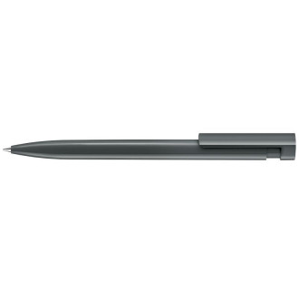 Ручка шариковая Liberty Polished  пластик, корпус серый, клип серый 445
