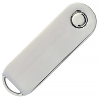 Металлический USB флеш-накопитель, 4ГБ, серебристый цвет