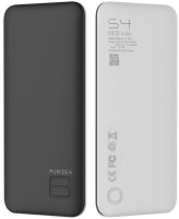 powerbank PURIDEA S4 6000mAh Li-Pol Rubber Black & White