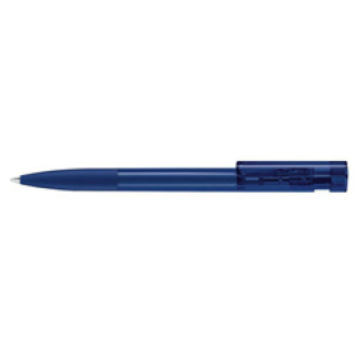 Ручка шариковая Liberty Clear SG  пластик, темно синий 2757